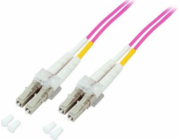 EFB Optický patch kabel LC-LC 50/125 OM4 LSZH Duplexní multimodový 10 m, průměr 2 mm
