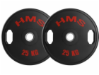 HMS TOG25 2 x 25 KG OLYMPIJSKÝ KOTOUČ S POGUMOU 2 x 25 KG