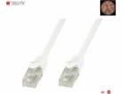 Techly Patchcord 100% měděný Techlypro Cat.6 U/UTP, 2m, bílý