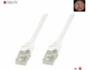 Techly Patchcord 100% měděný Techlypro Cat.6 U/UTP, 2m, bílý
