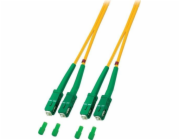 EFB Optický patch kabel SC/APC-SC/APC 9/125 OS2 LSZH duplexní singlemode 15m