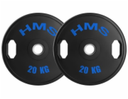 HMS TOG20 2 x 20 KG OLYMPIJSKÝ KOTOUČ S POGUMOU 2 x 20 KG