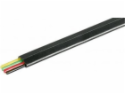 Goobay Plochý telefonní kabel 4žilový, 100m role, AWG 28,...
