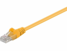 Goobay Goobay 68336 patch kabel CAT 5e, U/UTP, žlutý, 0,5 m