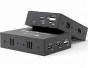 Techly HDMI/USB KVM extender 1080p60Hz až 100m přes kroucenou dvojlinku Cat6