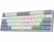 Redragon Klávesnice K617 Fizz Red s přepínači (K617WG-RGB)
