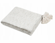Douceur d`Interieur Bavlněná deka s efektem lnu, BALMA, 125 x 150 cm