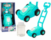 LeanToys Sekačka na trávu Bubble Machine s rukojetí modrá