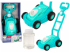 LeanToys Sekačka na trávu Bubble Machine s rukojetí modrá
