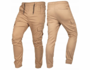 Neo Tools Pracovní kalhoty OUTDOOR, jogger, béžové, velikost XXXL