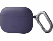 Uniq Pouzdro UNIQ pro Nexo AirPods Pro 2. generace + háčky na uši Silikonové fialové/fialově fialové