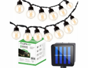 Lumiled Solární zahradní girlanda GLADI 2 50LED G40 16,7 m LUMILED