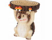 ProGarden Stojan na květináče, tvar ježka, 28 x 24 x 23,5 cm