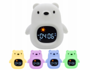 Atmosphera Noční světlo Silikonové hodiny Plyšový medvídek Budík Datum Hudba RGB osvětlení 1800mAh / JL822 / Plyšový medvídek