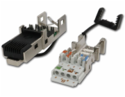 TELEGRTNER Telegärtner J80026A0046, RJ45, Černá, Nerezová ocel