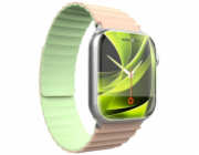 Mobile Origin Magnetic Watch Strap II, růžový/světle zelený - Apple Watch 49mm/46mm/45mm/44mm