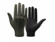 RockBros Prodyšné cyklistické rukavice na celé prsty, velikost: L - zelené