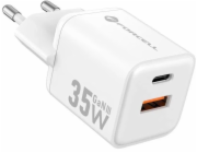 ForCell Rychlonabíječka F-Energy Mini GaN III VT-35C s USB-C + USB-A QC4.0 PD 35W bílá