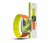 Mobile Origin Magnetic Watch Strap II, oranžový/zelený - Apple Watch 49mm/46mm/45mm/44mm