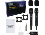 Bitmat Mikrofon DNA 2x BEZDRÁTOVÉ MIKROFONY 2x RUČNÍ VYSÍLAČE 2,4 GHz AŽ DO 30 METRŮ