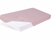BabyMatex Bambusové prostěradlo do postýlky 160x80 růžové