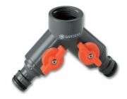 Gardena T-kus pro dvě hadice s ventily (0940-26)