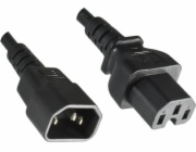 EFB Napájecí kabel Ohřívací zařízení EFB. C14 180°-C15 180°,š.š.,3m,3x1,00mm