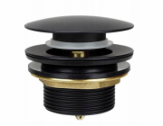 Cersanit Sprchová/vanová zátka Instadrain click-clack, matná černá 2456