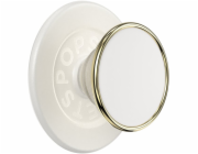 PopSockets Držák a stojánek Round Luxe Coconut Creme Enamel MagSafe béžový 808938