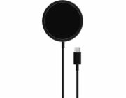 Puro Nabíječka Magnetický nabíjecí kabel PURO USB-C MagSafe 15W Bezdrátová nabíječka (černá)