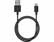 Puro USB kabel USB-A - USB-C 1 m černý (PUR516BLK)