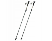 Static Control Hliníkové hole Qunature Nordic Walking Treking 110 - 130 cm - Hnědé