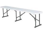 Lifetime Skládací lavice 183 cm (bílá žula) (80305)