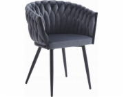 Leobert Židle ORION - tmavě šedý samet x 2