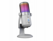 Rampage Herní mikrofon Diez RGB Touch, USB-C, bílý