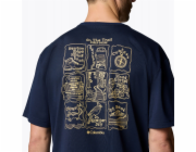 Columbia Tričko Cedar Trail Back Graphic 2120381464 Tmavě modrá XL