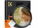 K&F Hybridní filtr 3v1 58mm 58mm fader ND2-32 + CPL + čer...