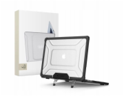4kom.pl Pouzdro Tech-Protect Smartshell Pro pro Apple MacBook Air 13” (M2/M3/M4) 2023-2025 černé/průhledné