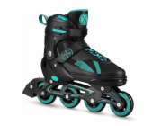 Nils Extreme Rekreační nastavitelné kolečkové brusle NH382, černo-modré, velikost 32-35