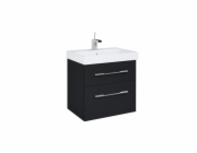 Cersanit AQ.401-164348 / AQUAFORM / MADRID / ZÁVĚSNÁ UMYVADLOVÁ SKŘÍŇKA 2S 60X41,8X54 ČERNÁ HG PDW/