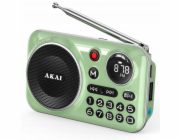 Akai AUTORÁDIO APR-500 USB, BT, TF, baterie, funkce nahrávání