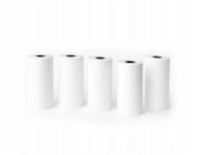 LoveInstant Náhradní nálepky do papírových bílých samolepek, 5 ks, role 3,5 m, Love Instant X6 / S1 / Phomemo T02 / M02x