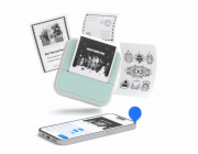 LoveInstant Bluetooth termální tiskárna pro fotografie, samolepky, poznámky, štítky 53 mm 203 dpi / S1 / zelená