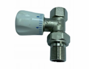 Ravak 120320-BI-LEFT-G SADA TERMOSTATICKÝCH VENTILŮ 1/2X3/4 PRO TOPENÍ BÍLÉ LEVÉ // G.ZT.BIAŁY-LEWY