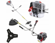 Dedra Benzínový křovinořez 1,45 kW 52 ccm, popruh, hlava se strunou, kotouč