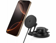 NoName Nabíječka do auta Spigen OneTap Pro 4 MagSafe, černá - Bezdrátová / Na palubní desku / Na čelní sklo