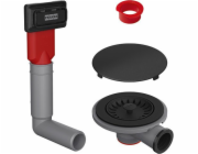 Franke odtok se zátkou Color Line, matná černá 112.0658.444