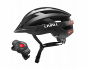 Livall Cyklistická helma MTB Bluetooth 58-62cm LED/SOS/Intercom černá