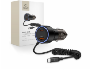 Tech-Protect Autonabíječka CC05 se 2 porty PD60W + kabel, černá