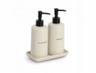Zeller Keramické dávkovače mýdla a pleťového mléka BATH S...